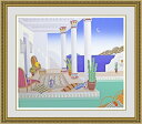 【送料無料】絵画■マックナイト■アンダルシアプール■選べる額縁■額装込■風景画■海■名画■インテリアアート■プレゼント贈答品におすすめ