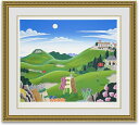 【送料無料】絵画■マックナイト■神戸ゴルフ■選べる額縁■額装込■風景画■海■名画■インテリアアート■プレゼント贈答品におすすめ