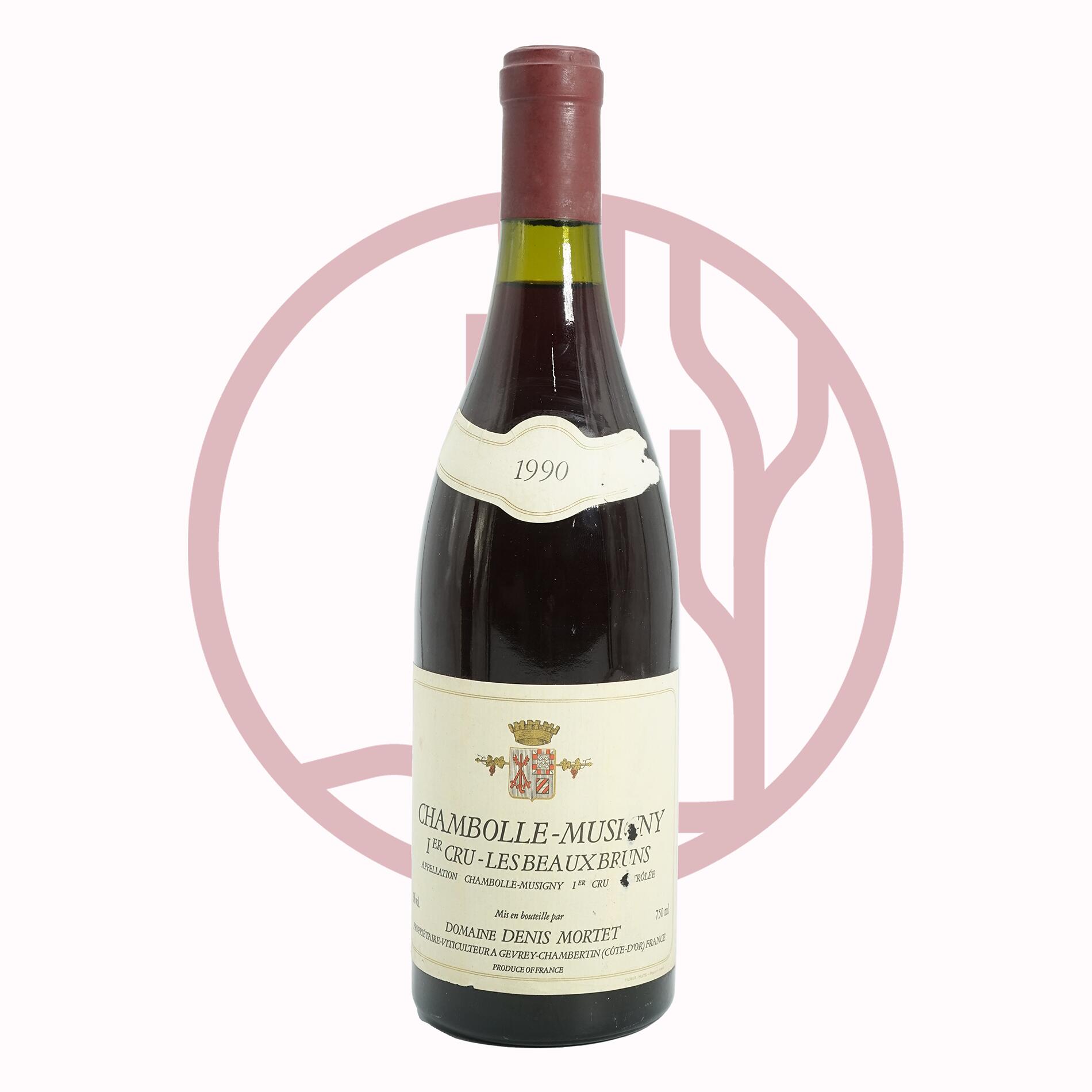 V{[E~Wj[Ev~GNEE{[Eu,@h[k@hj@em1990nChambolle Musigny 1er Cru Les Beaux Bruns , Domaine Denis Mortet