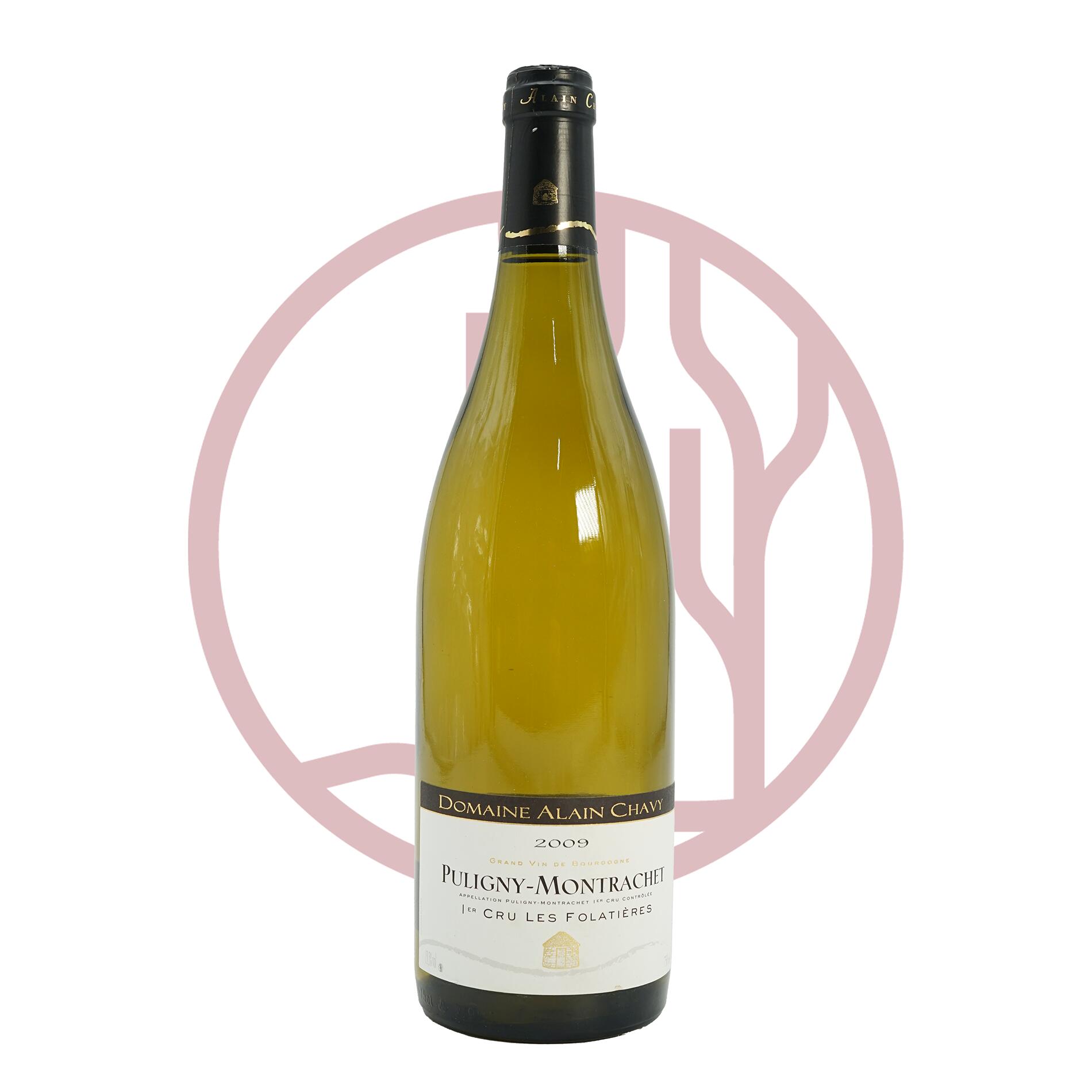 2009　ピュリニー　モンラッシェ　プルミエクリュ　レ　フォラティエール　アラン　シャヴィ　Puligny Montrachet 1er Cru Les Folatieres Alain Chavy