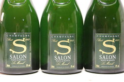 【送料無料】1995年　シャンパーニュ サロン ブラン ド ブラン 750ml Salon Cuvee 'S' Le Mesnil Blanc de Blancs Brut希少なシャンパン/泡/お取り寄せ/シャンパン/ワイン/ギフト/贈り物/プレゼント