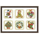 \P最大5倍★5/5限定/【全国送料無料】刺繍キット クロスステッチ クリスマス アイテム チャーム セット 14CT 18CT 北欧 おしゃれ インテリア か...