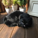\P最大5倍★5/10限定/【全国送料無料】置物 ぬいぐるみ 猫 リアル 本物そっくり 寝そべり ネコちゃん ねこ 癒し系可愛い 手作り 部屋飾り もふもふ お...