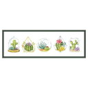 \P最大5倍★5/5限定/【全国送料無料】刺繍キット クロスステッチ 刺繍 セット 14CT 18CT 多肉植物 サボテン 北欧 おしゃれ インテリア かわいい...
