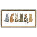 \P最大5倍★5/5限定/【全国送料無料】刺繍キット クロスステッチ 猫 後ろ姿 背中 14CT 18CT DIY ハンドメイド ししゅう 手芸 手作り 北欧 ...