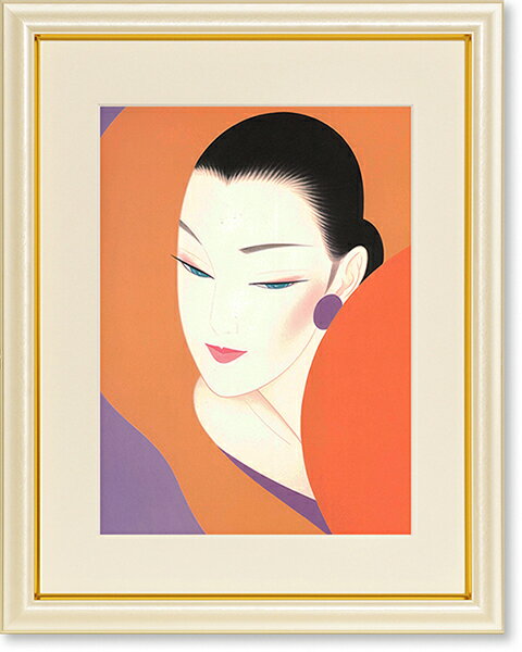 絵画 インテリア 鶴田一郎・喜びのミューズ 美人 アート インテリアアート