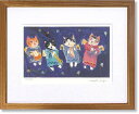 絵画 版画 猫 久下貴史・幼いエンジェルキャッツ インテリア