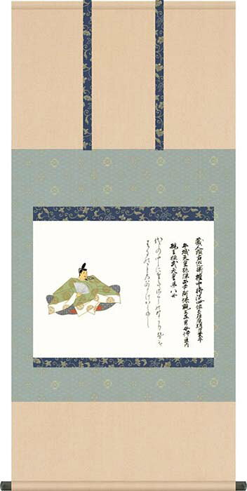 高精彩巧芸画 （手彩入り） 本紙　：新絹本 サイズ：幅54.5 x 115cm（尺五） 表装　：洛彩鍛子本表装（表装品質10年間保証付き） 軸先　：陶器 収納箱：桐箱畳紙収納 高精彩巧芸画 (手彩補色）とは 世界の有名美術館がレプリカを制作するために採用している最先端ジグレー版画技法で、特製新絹本画布に表現し、 最終仕上げには手彩によく補色が加えられ、リアル感を 醸し出しています。 空気中の光やオゾンなどに分解されにくい対候性を備えて おり時間が経っても色調が変化しにくく美しさが変わりません。高精彩巧芸画 (手彩補色）とは 世界の有名美術館がレプリカを制作するために採用している最先端ジグレー版画技法で、特製新絹本画布に表現し、最終仕上げには手彩によく補色が加えられ、リアル感を醸し出しています。 空気中の光やオゾンなどに分解されにくい対候性を備えており時間が経っても色調が変化しにくく美しさが変わりません。 佐竹本 三十六歌仙巻物絵掛軸装仕立て 鎌倉時代・13世紀に制作された絵巻物で鎌倉時代の肖像画、歌仙絵を代表する作品である。元は上下2巻の巻物で、各巻に18名ずつ、計36名の歌人の肖像が描かれていたが、1919年（大正8年）に各歌仙ごとに切り離され、掛軸装に改められた。 　　　　　　　　　　　 この掛軸は、桐箱収納、オニックス製風鎮をお付け致しましてお届け致します。 　　 鎌倉時代・13世紀に制作された絵巻物で鎌倉時代の肖像画、歌仙絵を代表する作品である。元は上下2巻の巻物で、各巻に18名ずつ、計36名の歌人の肖像が描かれていたが、1919年（大正8年）に各歌仙ごとに切り離され、掛軸装に改められた。 佐竹本　三十六歌仙の他の作品をみる