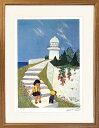 絵画 谷内六郎 (たにうちろくろう)・赤とんぼが葉に火をつける 版画 インテリア