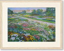 絵画 石井清・花咲く公園 インテリア アート