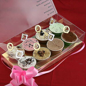 バレンタイン2021 チョコレートアイスクリーム 8個入り スイーツギフト バレンタインデー 魁ジェラートアイスクリーム プレゼント カップアイスセット アイス詰め合わせ 送料無料