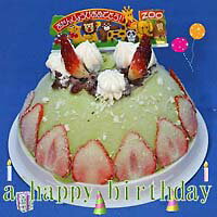 抹茶アイスケーキ【3,700円/税込/送料950円】和風味　お誕生日　バースデイ　お誕生会　パ...