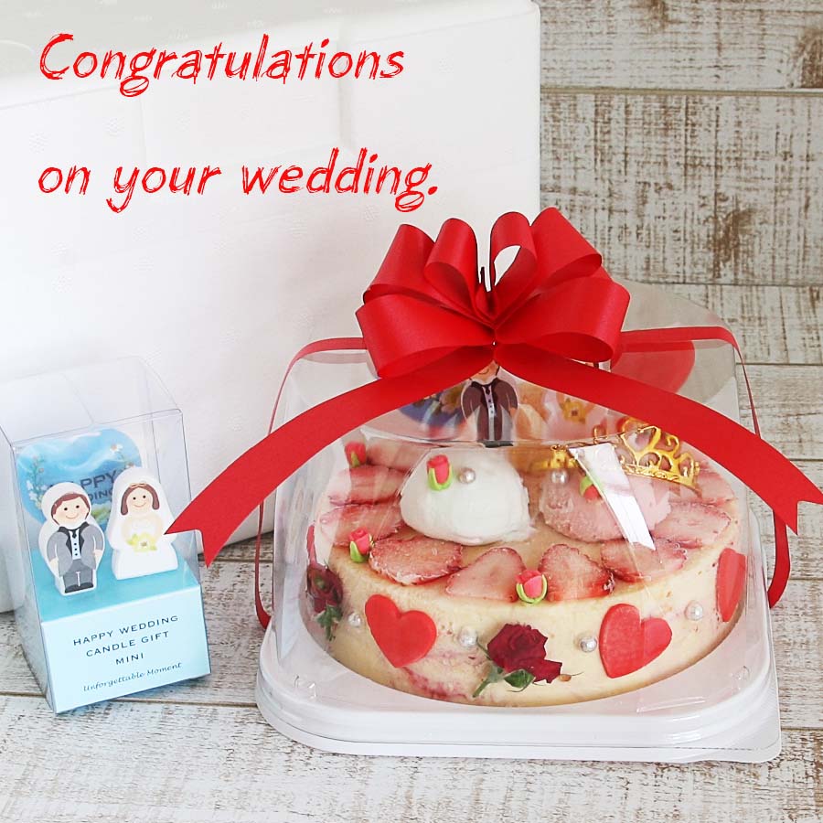 送料無料　結婚祝い　ギフト　ウエディングケーキ　プレゼント　友達女　結婚祝いスイーツ