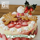 クリスマスケーキ 予約 アイスケーキ 6号 大型サイズ（6人〜8人用）チョコプレ