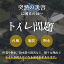 もしもの時に備える!衛生的でコンパクトな災害時の必需品!大切な人を守る!簡易トイレ 15年保存・手袋と便座カバーで汚れません