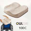 【車いす用クッション】アウルCARE【100C】サイズ40 カバー付き 3D形状 ハイスペックな姿勢保持タイプ 自力での座位保持が困難な方 坐骨部の減圧が必要な方 下肢に麻痺や緊張のある方 アウルケア (加地)【送料無料】
