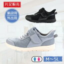 \新発売/【片足販売・男女兼用:M-5L】 あゆみ ライフステップ 1606 片足販売 3E 男女兼用 ブラック/グレー 屋内・屋外兼用 徳武産業 【送料無料】