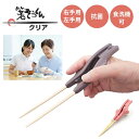 介護用バネ箸 箸ぞうくん クリア 右手用/左手用 茶色/ピンク S-15 抗菌 食洗器可 日本製(ウインド)お箸 トレーニング バネ箸 ばね箸 介護用箸 介護用食事用具 介護 箸 つかみ やすい はし おはし ハシ 介護用 食事用具 高齢者 シニア リハビリ 掴みやすい 食事補助