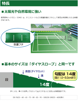 シンエイテクノ 屋外用 段差解消スロープ　ダイヤスロープ 幅76cm×高さ8．5cm　送料無料 段差スロープ 段差プレート つまづき バリアフリー 車いす 車椅子 玄関 高さ解消