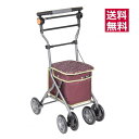 座れる シルバーカー テイコブ ドレース SLM07 レッド 座面付き 折り畳み可能 3WAY 軽量 コンパクト SGマーク (幸和製作所)【送料無料】※ブラック完売※