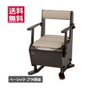 【ベーシック・プラ便座】 家具調ポータブルトイレ「座楽」ベーシック プラスチック便座 (PN-L23306) パナソニックエイジフリー Panasonic 【送料無料 】(4)
