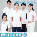 男女兼用スクラブ　WH12085　3Lサイズ　ホワイセル（WHISEL）　自重堂