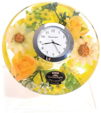 ドリームクロック　スプリングフラワー　CDD7241CL【花柄クロック・置き時計　かわいい・置き型時計・花時計　置き型・母の日プレゼント・内祝い　ギフト　時計・フラワー　インテリア】