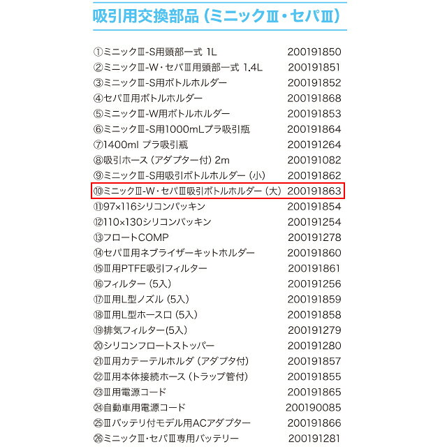 【消耗品】新鋭工業 吸引用交換部品 吸引ボトルホルダー(大)E7299-MS3(200191863) ...
