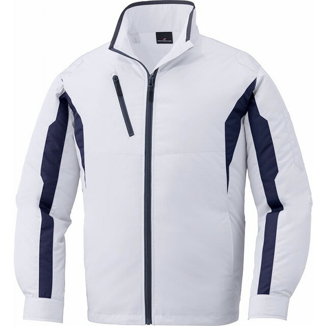 Rakuten - 空調服長袖ジャケット(ファン無し)　87060　シルバー　自重堂【空調服　長袖ブルゾンタイプ・空調服　自重堂・空調服　かっこいい・作業服　ファン専用・JICHODO　空調服】
