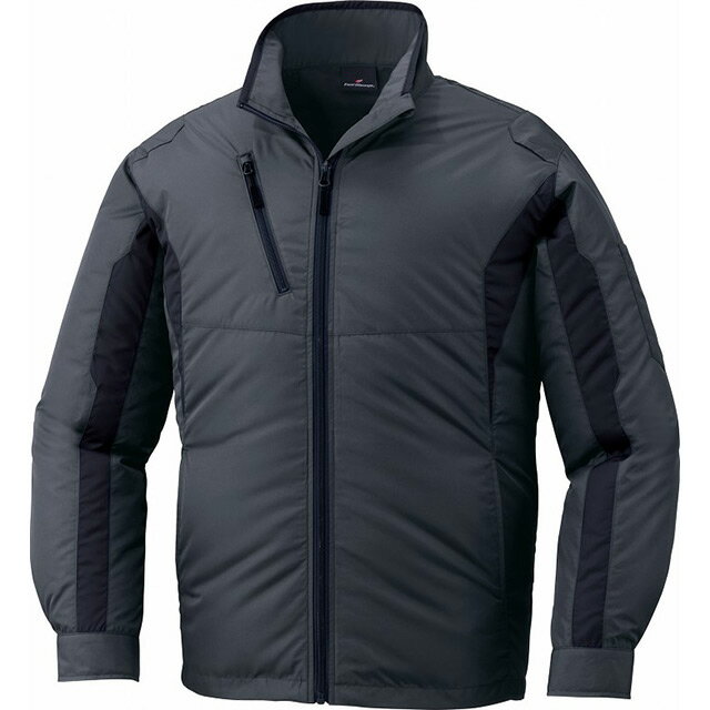 空調服長袖ジャケット(ファン無し)　87060　チャコールグレー　自重堂【空調服　長袖ブルゾンタイプ・空調服　自重堂・空調服　かっこいい・作業服　ファン専用・JICHODO　空調服】