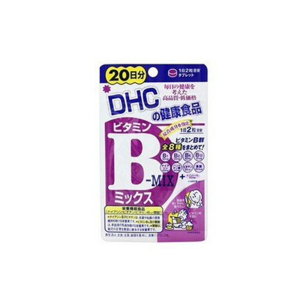 DHC　ビタミンBミックス　20日分　40粒　栄養機能食品(ナイアシン、ビオチン、ビタミンB12、葉酸) 【サプリメント・ビタミン・ヘルスケア・サポート】