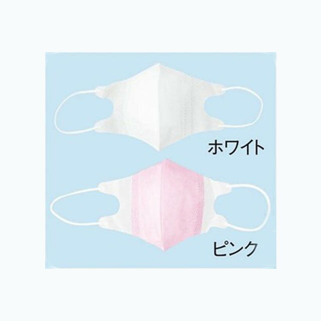 3層立体メリットマスク　50枚入り　ティティメディカル【3層マスク 三層マスク 立体マスク 立体構造 不織布マスク】