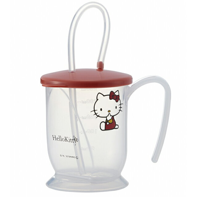 ストロー付きコップ　ハローキティ　010302　ウェルファン【ハローキティ グッズ】