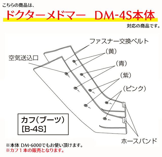 ドクターメドマー ブーツ(標準) DM-4S・DM-6000対応 B-4S 日東工器 1本(片足)【ド...