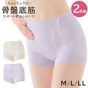 レディース 安心ショーツ 2枚セット M/L/LL 尿漏れパンツ 女性用 吸水ショーツ 軽失禁対策 産後の尿漏れにも ラベンダー ベージュ 30ml ハンモック...