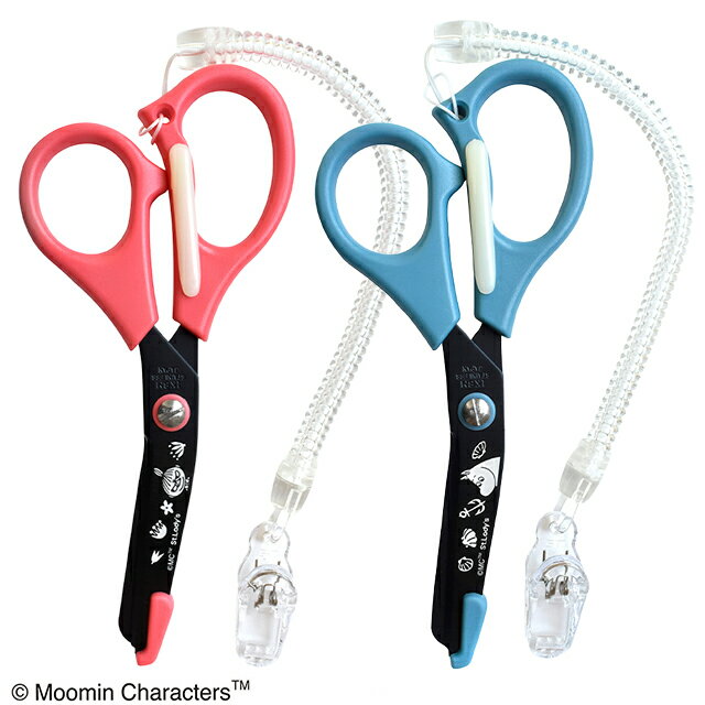 ＜メール便送料無料＞ムーミン 医療用はさみ 右利き リトルミイ ムーミン ナースはさみ テープがつきにくいフッ素コート 仕事用 かわいい おしゃれ キャラクター...