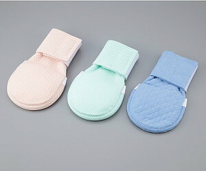 ナビス まもっ茶手(抜管防止ミトン) M メッシュ・グリーン 8-8944-32【看護・医療・介護・病室・居室備品・安全・保護・抜管防止用品】