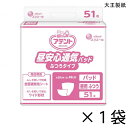 アテント 昼安心通気パッド ふつうタイプ 51枚入×1袋 約3回吸収 【ポイント10倍】 大王製紙 エリエール 大人用 オムツ 尿とりパッド 介護