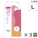 【ケース販売】 アテント うす型パンツ 下着気分 エレガントピンクベージュ Lサイズ 22枚入×3袋 約2回吸収 【送料無料】【ポイント10倍】 大王製紙 エリエール 大人用 オムツ 紙パンツ 介護