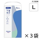 【ケース販売】 アテント うす型パンツ 下着気分 シンプルホワイト Lサイズ 22枚入×3袋 約2回吸収 【送料無料】【ポイント10倍】 大王製紙 エリエール 大人用 オムツ 紙パンツ 介護