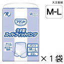アテント Rケア うす型スーパーフィットパンツ M-Lサイズ 22枚入×1袋 約2回吸収 【ポイント10倍】 大王製紙 エリエール 大人用 オムツ 紙パンツ 介護