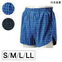 川本産業 トランクス80(S/M/L/LL)(サックス/グリーン)(吸水量80cc)【ポイント10倍】 失禁パンツ 尿漏れパンツ 男性用 紳士用 トランクス