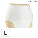 エンゼル ソフト防水パンツ(3076)(Lサイズ)(ホワイト)【送料無料】【ポイント10倍】 失禁パンツ 尿漏れパンツ 男女兼用 パッド併用タイプ