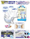【ケース販売】 P.Uサルバ 安心Wフィット 高吸収テープ止めタイプ Mサイズ 30枚入×2袋 約8回吸収 白十字 介護用紙おむつ テープ止めタイプ 【送料無料】【ポイント10倍】 2