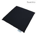 【ポイント10倍】（ウェルファン）ウェルファインシリーズ　シートクッション（ブラック）（40cm×40cm、厚さ2.5cm）【送料無料】