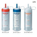 （台和）さじかげん　M醤油差し（ME-400S）（クリアレッド／クリアブルー／クリアホワイト）（容量360ml）