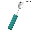 斉藤工業 オールステンレスハンドル スプーン・フォーク(小)(平型スポンジ付)(2N-6)【ポイント10倍】