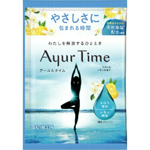 【あわせ買い2999円以上で送料お得】バスクリン アーユルタイム ネロリ&レモンの香り 40g