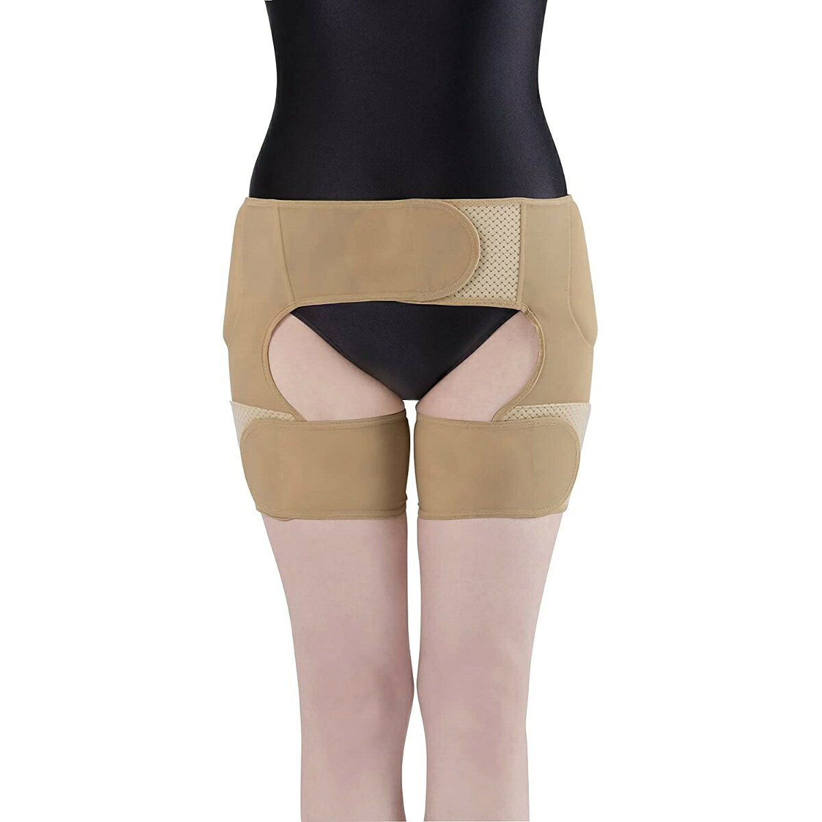 商品名：セルヴァン 接骨院の先生が監修した股関節ベルト（両足用） ベージュ LL-3L 1枚入内容量：1枚JANコード：4985697247579発売元、製造元、輸入元又は販売元：セルヴァン原産国：日本商品番号：103-4985697247579商品説明股関節のバランスを整えていつものうごきをサポート!・股関節のぐらつきをおさえるクッション内蔵で股関節周りをサポート。・両足にも巻き付ける構造で安定してズレにくい。・伸縮性、通気性に優れたメッシュ素材を使用しているので快適な着用感。・マジックテープ(R)使用で着脱らくちん。・立ち上がる時や、歩く時に股関節がつらい方におすすめです。・布施接骨院 布施賢太郎先生監修の股関節ベルト。・股関節を引き締めることによって、下半身のぐらつきが安定し、歩く動作や立ち上がりがつらい方の普段のうごきをサポートしてくれます。【仕様】商品サイズ (幅×奥行×高さ) ：LL〜3L対応サイズ：ヒップ97〜110cm 太もも回り45〜65cm原産国：日本内容量：1枚入材質：本体部分：ナイロン、ポリウレタンパッド部分：表地/ポリエステル100％、中材/ポリウレタン樹脂【使用上の注意】面ファスナーは閉じたままで洗ってください。絞らないでください。広告文責：アットライフ株式会社TEL 050-3196-1510 ※商品パッケージは変更の場合あり。メーカー欠品または完売の際、キャンセルをお願いすることがあります。ご了承ください。