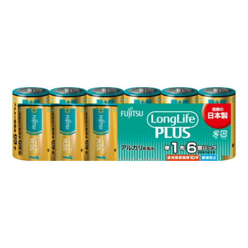 【あわせ買い2999円以上で送料お得】FDK 富士通 ロングライフ プラス LR20LP(6S) 単1形 6個パック 【あわせ買い2999円以上で送料お得】FDK 富士通 ロングライフ プラス LR20LP(6S) 単1形 6個パック